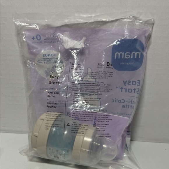 Bundle 4 pieces MAM Easy Start Anti-Colic Bottle - Light Purple - Picture 2 of 7